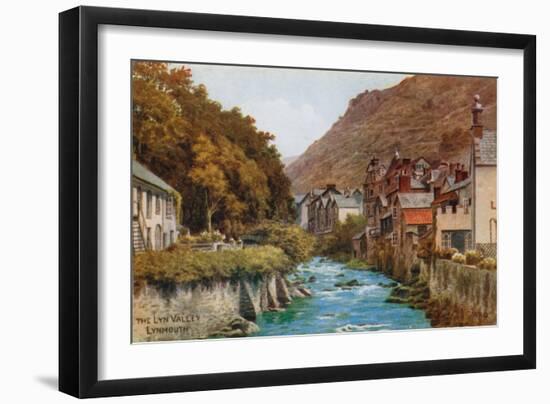 The Lyn Valley, Lynmouth-Alfred Robert Quinton-Framed Giclee Print