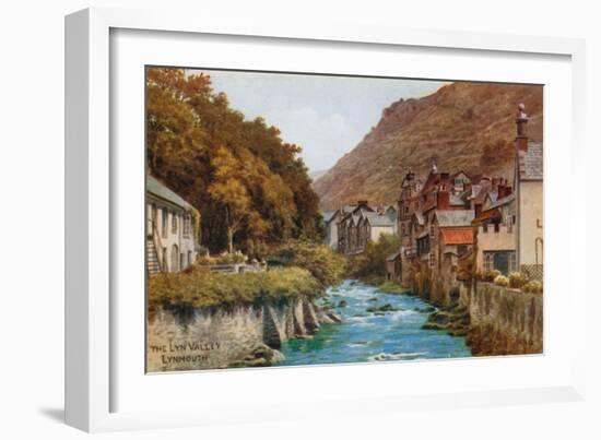 The Lyn Valley, Lynmouth-Alfred Robert Quinton-Framed Giclee Print