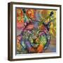 The Lynx, Big Cats, Animals, Colorful, Pop Art, Stencils-Russo Dean-Framed Giclee Print