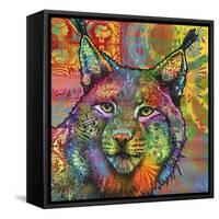 The Lynx, Big Cats, Animals, Colorful, Pop Art, Stencils-Russo Dean-Framed Stretched Canvas