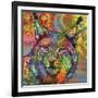 The Lynx, Big Cats, Animals, Colorful, Pop Art, Stencils-Russo Dean-Framed Giclee Print