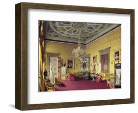 The Lyons Hall in Catherine Palace in Tsarskoye Selo, 1859-Luigi Premazzi-Framed Giclee Print