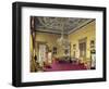 The Lyons Hall in Catherine Palace in Tsarskoye Selo, 1859-Luigi Premazzi-Framed Giclee Print