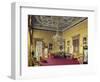 The Lyons Hall in Catherine Palace in Tsarskoye Selo, 1859-Luigi Premazzi-Framed Giclee Print