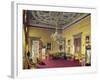 The Lyons Hall in Catherine Palace in Tsarskoye Selo, 1859-Luigi Premazzi-Framed Giclee Print