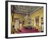 The Lyons Hall in Catherine Palace in Tsarskoye Selo, 1859-Luigi Premazzi-Framed Giclee Print