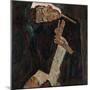 The Lyricist, 1911-Egon Schiele-Mounted Giclee Print
