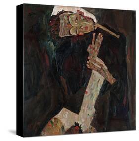 The Lyricist-Egon Schiele-Stretched Canvas