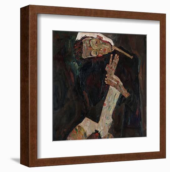 The Lyricist-Egon Schiele-Framed Art Print
