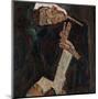 The Lyricist-Egon Schiele-Mounted Art Print