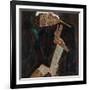 The Lyricist-Egon Schiele-Framed Art Print