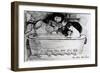 The M's at Ems, 1869 (Pen and Ink on Paper)-Dante Gabriel Rossetti-Framed Giclee Print