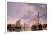 The Maas at Dordrecht, 1680-Aelbert Cuyp-Framed Giclee Print