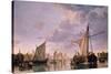 The Maas at Dordrecht, 1680-Aelbert Cuyp-Stretched Canvas