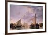 The Maas at Dordrecht, 1680-Aelbert Cuyp-Framed Giclee Print