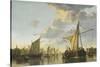 The Maas at Dordrecht, c.1650-Aelbert Cuyp-Stretched Canvas