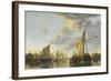 The Maas at Dordrecht, c.1650-Aelbert Cuyp-Framed Giclee Print