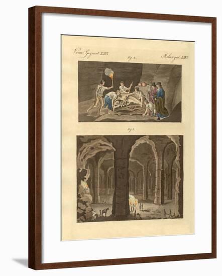 The Maastricht Caves-null-Framed Giclee Print