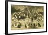 The Mabile Ball, the Champs Elysees-A Provost-Framed Giclee Print