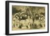 The Mabile Ball, the Champs Elysees-A Provost-Framed Giclee Print