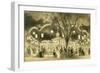 The Mabile Ball, the Champs Elysees-A Provost-Framed Giclee Print