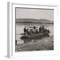 The Mackinaw Montana, Leaving Benton For Cow Island Missouri River, M.T-null-Framed Art Print