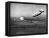 The Macon Approaches an Airfield-null-Framed Stretched Canvas