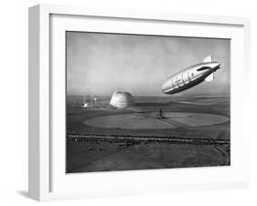 The Macon Approaches an Airfield-null-Framed Premium Photographic Print