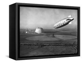 The Macon Approaches an Airfield-null-Framed Stretched Canvas