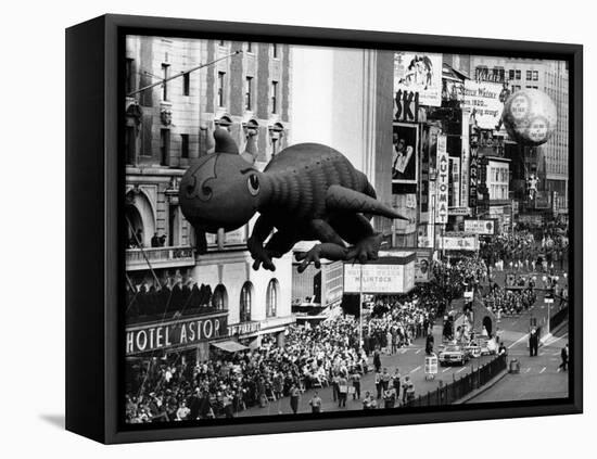 The Macy's Thanksgiving Day Parade, Times Square, New York City, November 28, 1963-null-Framed Stretched Canvas