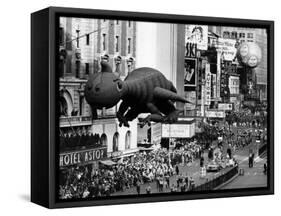 The Macy's Thanksgiving Day Parade, Times Square, New York City, November 28, 1963-null-Framed Stretched Canvas