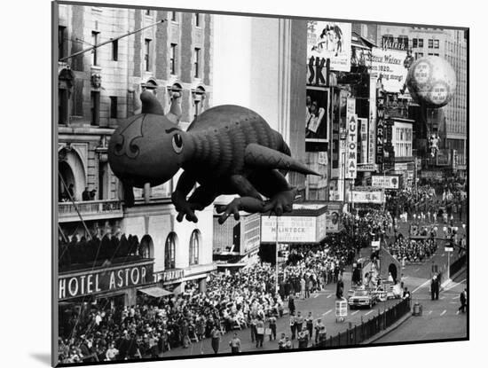 The Macy's Thanksgiving Day Parade, Times Square, New York City, November 28, 1963-null-Mounted Photo