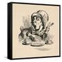 'The Mad Hatter', 1889-John Tenniel-Framed Stretched Canvas