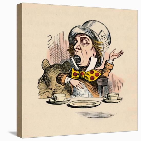 'The Mad Hatter', 1889-John Tenniel-Stretched Canvas