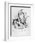 The Mad Hatter, Illustration from Alice's Adventures in Wonderland, by Lewis Carroll, 1865-John Tenniel-Framed Giclee Print