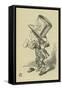 The Mad Hatter, Lewis Carroll-John Tenniel-Framed Stretched Canvas