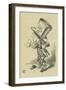 The Mad Hatter, Lewis Carroll-John Tenniel-Framed Giclee Print