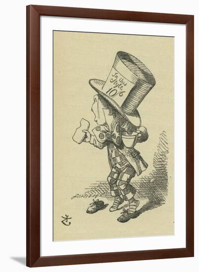 The Mad Hatter, Lewis Carroll-John Tenniel-Framed Giclee Print