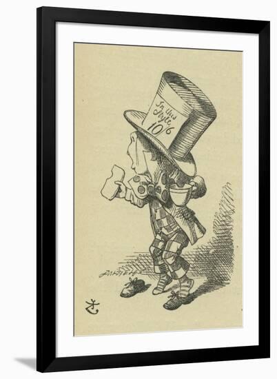 The Mad Hatter, Lewis Carroll-John Tenniel-Framed Giclee Print