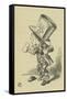 The Mad Hatter, Lewis Carroll-John Tenniel-Framed Stretched Canvas