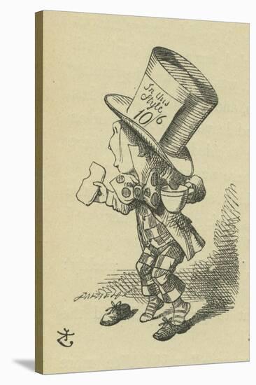 The Mad Hatter, Lewis Carroll-John Tenniel-Stretched Canvas