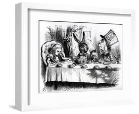 The Mad Hatter's Tea Party-John Tenniel-Framed Giclee Print