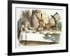 The Mad Hatter's Tea Party-John Teniel-Framed Giclee Print