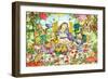 The Mad Tea Party-Linda Ravenscroft-Framed Giclee Print