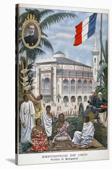 The Madagascan Pavilion at the Universal Exhibition of 1900, Paris, 1900-null-Stretched Canvas