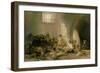 The Madhouse, 1812-15-Francisco de Goya-Framed Giclee Print