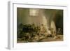 The Madhouse, 1812-15-Francisco de Goya-Framed Giclee Print