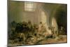 The Madhouse, 1812-15-Francisco de Goya-Mounted Giclee Print