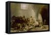 The Madhouse, about 1812/19-Francisco de Goya-Framed Stretched Canvas