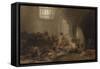 The Madhouse-Francisco de Goya-Framed Stretched Canvas